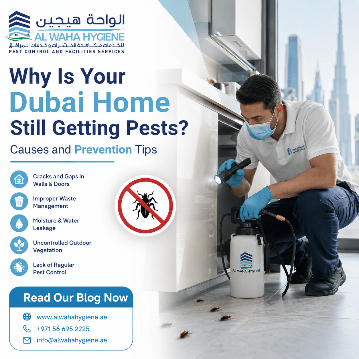 Why Is Your Dubai Home Still Getting Pests? Causes and Prevention Tips