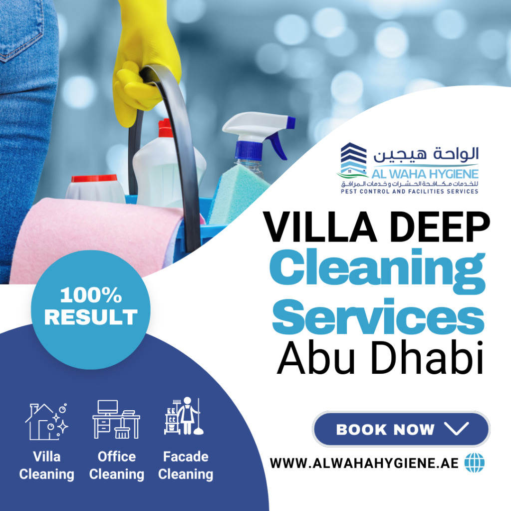 Deep Cleaning Checklist of Al Waha Hygiene for Villa in Abu Dhabi