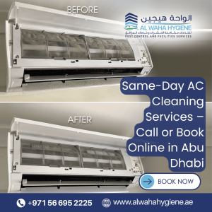 Same-Day AC Cleaning Services – Call or Book Online in Abu Dhabi