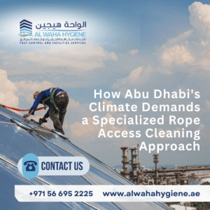 How Abu Dhabi’s Climate Demands a Specialized Rope Access Cleaning Approach