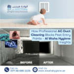 How Professional AC Duct Cleaning Blocks Pest Entry Points – Al Waha Hygiene Insights