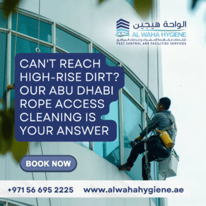 Can’t Reach High-Rise Dirt? Our Abu Dhabi Rope Access Cleaning Is Your Answer