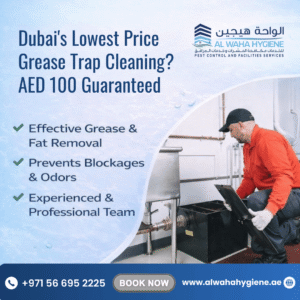 Dubai’s Lowest Price Grease Trap Cleaning? AED 100 Guaranteed