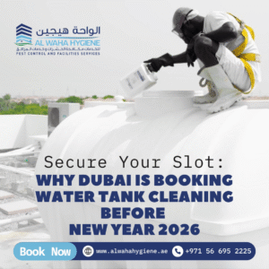 Secure Your Slot: Why Dubai is Booking Water Tank Cleaning Before New Year 2026