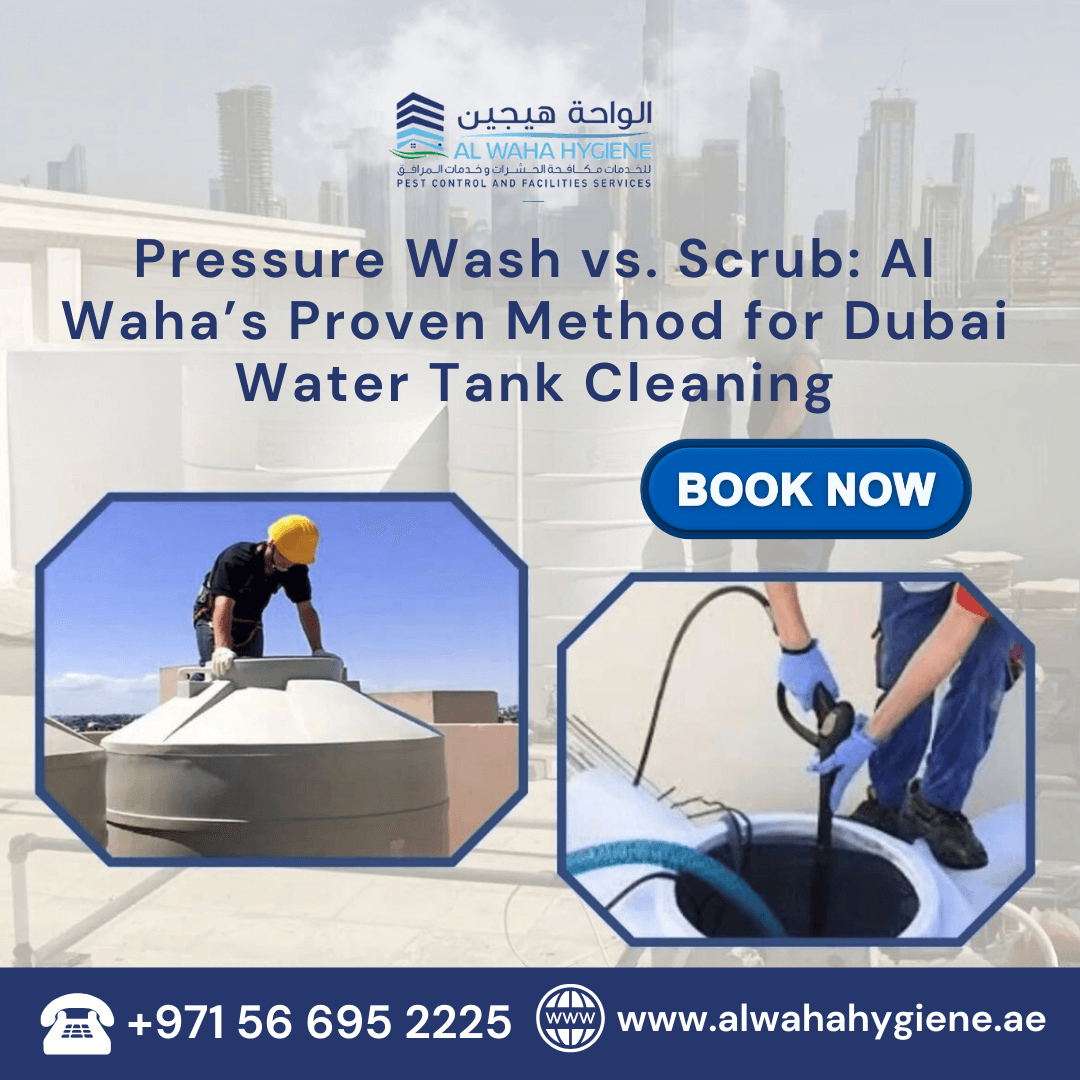 Pressure Wash vs. Scrub: Al Waha’s Proven Method for Dubai Water Tank Cleaning