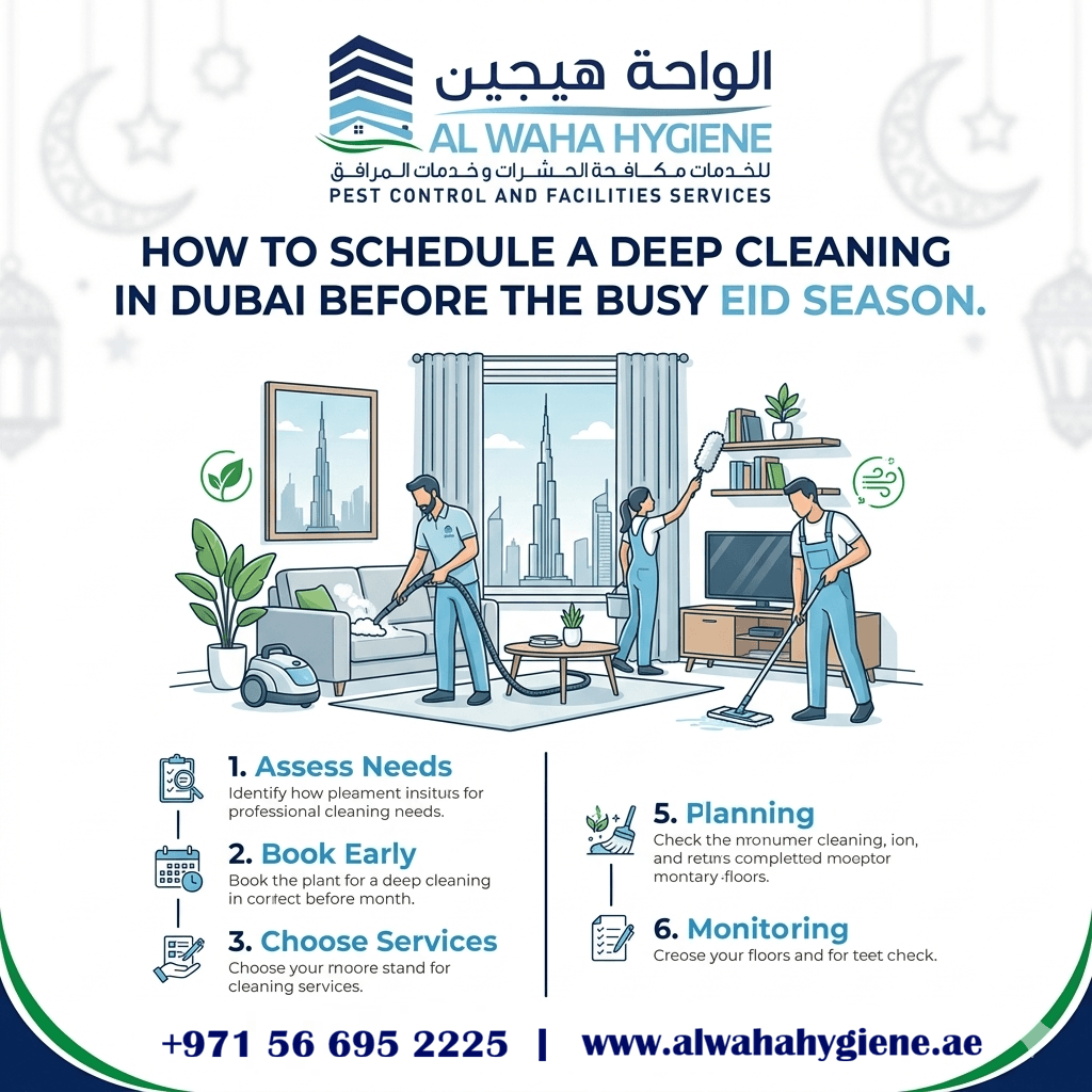 How to Schedule Deep Cleaning Before the Busy Eid in Dubai