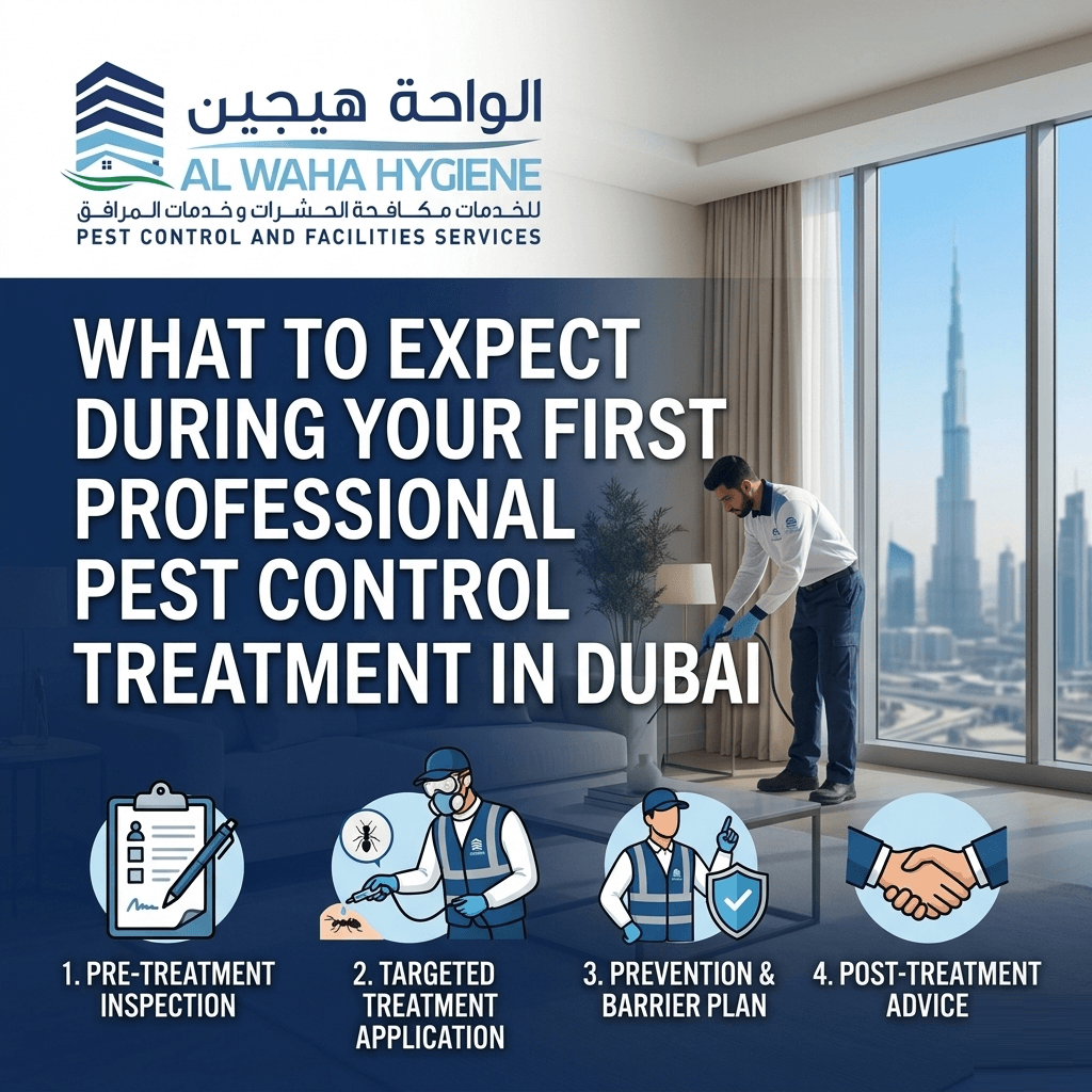What to Expect During Your First Professional Pest Control Treatment in Dubai