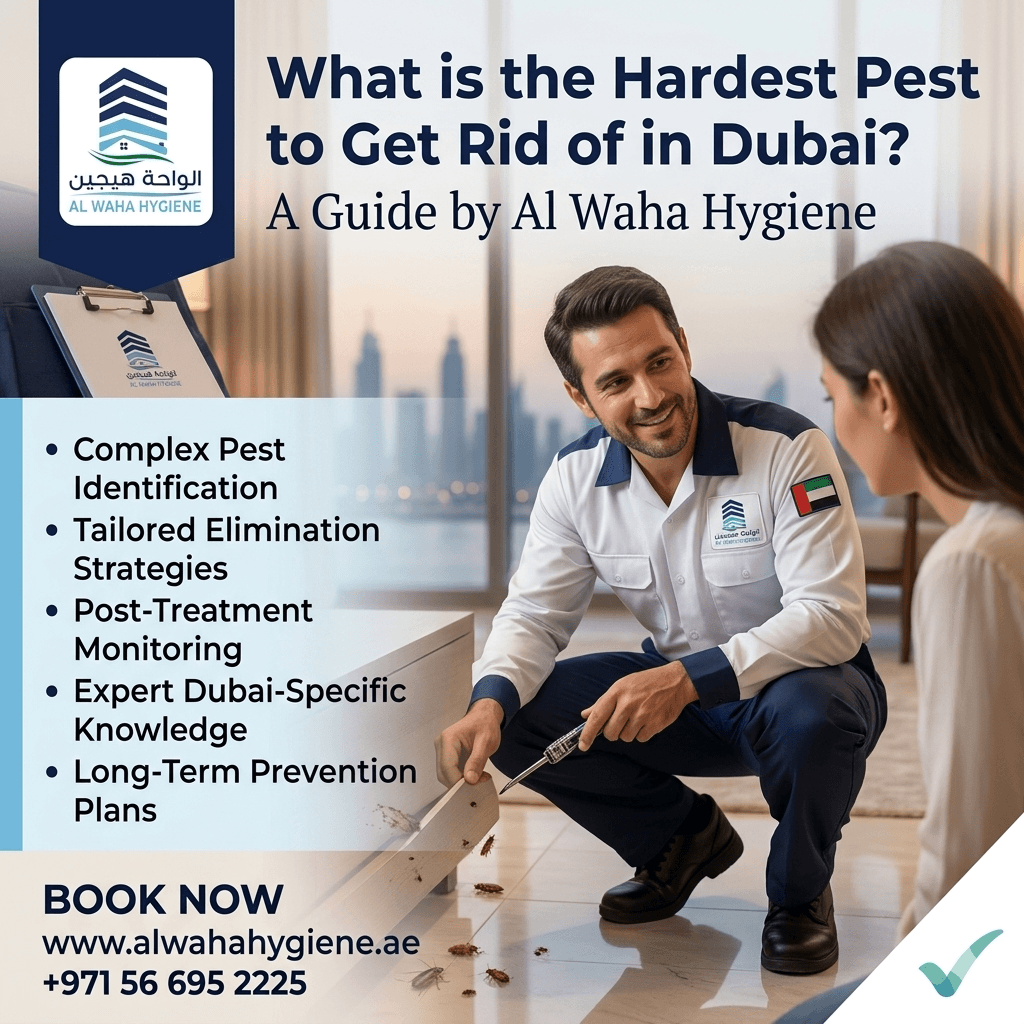 What is the Hardest Pest to Get Rid of in Dubai? A Guide by Al Waha Hygiene