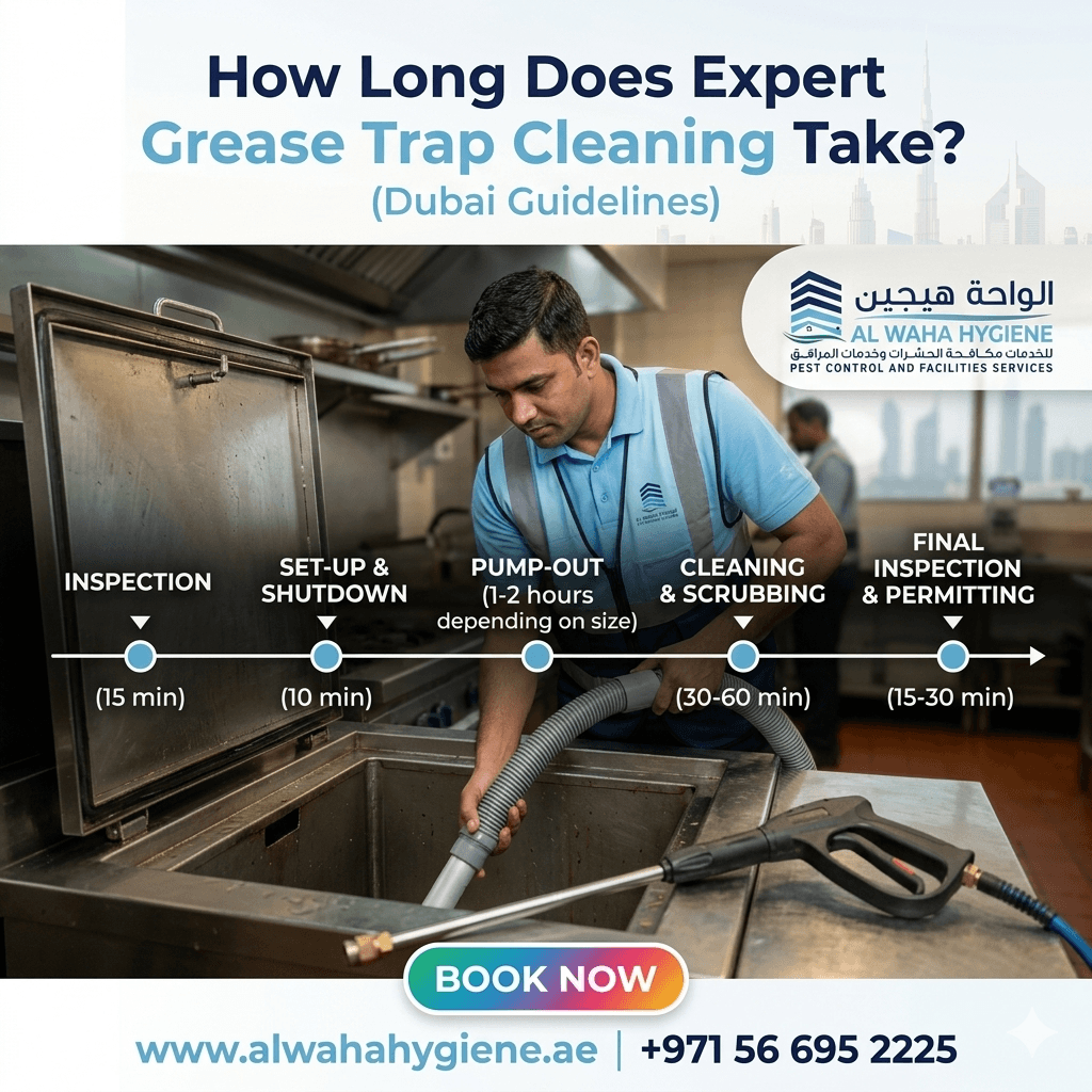 How Long Does Expert Grease Trap Cleaning Take? (Dubai Guidelines)