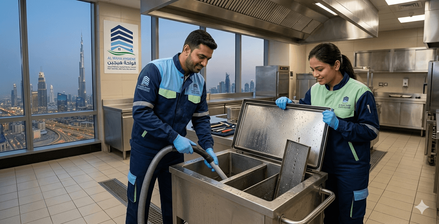Why Al Waha Hygiene Ensures Fast and Reliable Grease Trap Cleaning