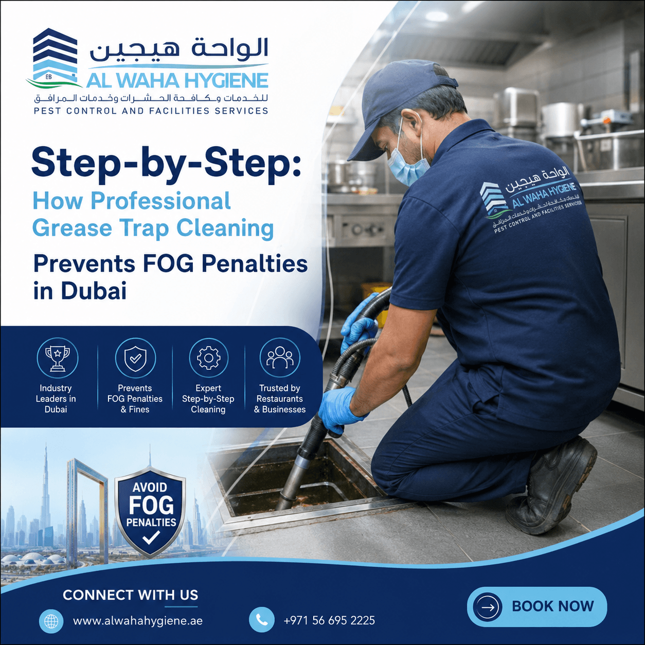 Step-by-Step: How Professional Grease Trap Cleaning Prevents FOG Penalties in Dubai