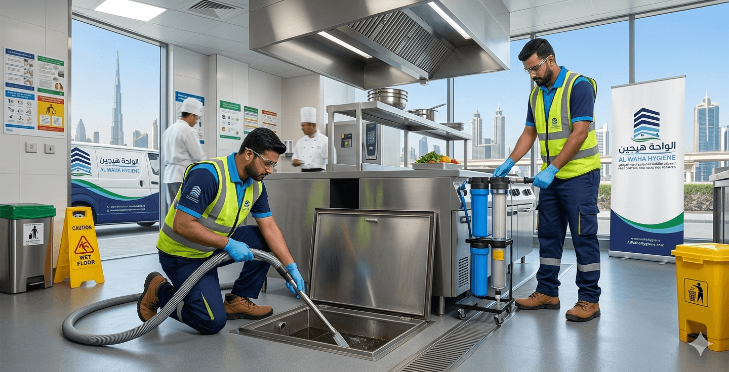 How Professional Grease Trap Cleaning by Al Waha Hygiene Ensures Safety