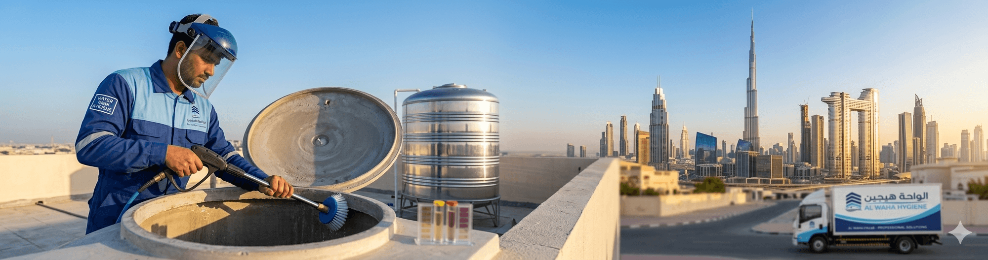 Trust Al Waha Hygiene for Professional Water Tank Hygiene Solutions in Dubai