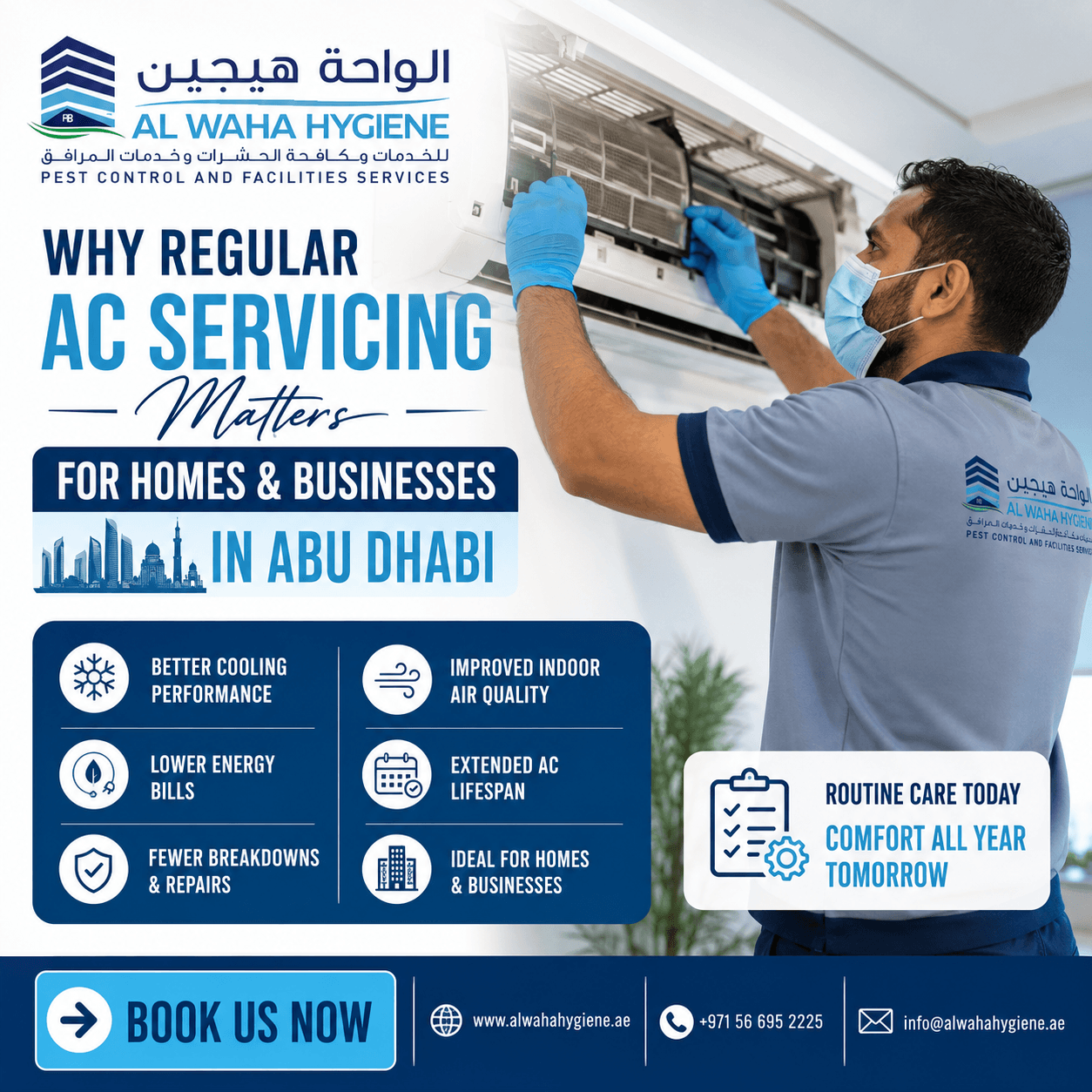 Why Regular AC Servicing Matters for Homes and Businesses in Abu Dhabi