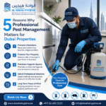 5 Reasons Why Professional Pest Management Matters for Dubai Properties