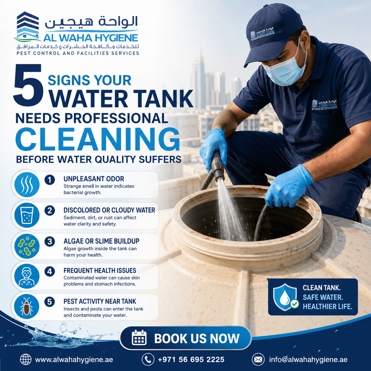 5 Signs Your Water Tank Needs Professional Cleaning Before Water Quality Suffers