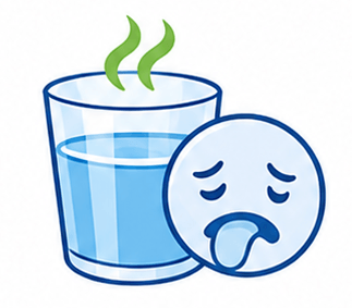 Unusual taste in water