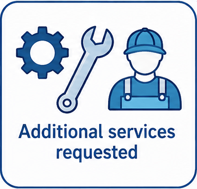 Additional services requested