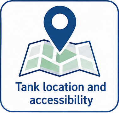 Tank location and accessibility