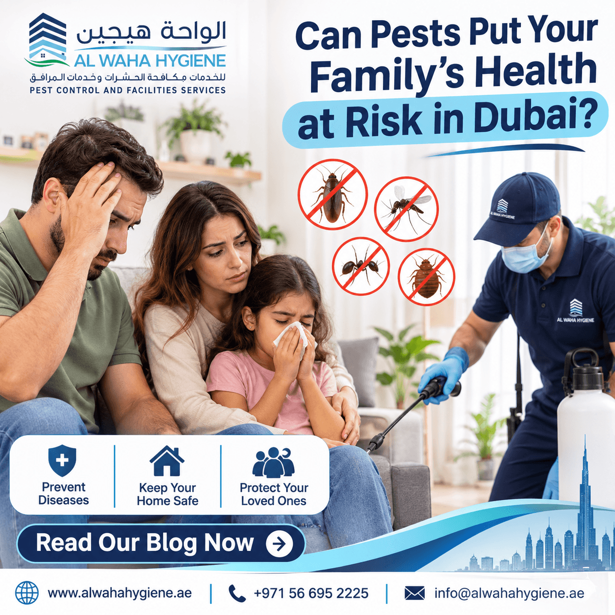 Can Pests Put Your Family’s Health at Risk in Dubai?